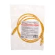 Фотография Патч-корд U/UTP, CAT 6, RJ45-RJ45, 26AWG, LSZH, желтый, 1м REXANT, артикул 02-0295-1