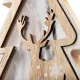 Фотография Деревянная фигурка с подсветкой Елка на подставке 14,5х5х30 см, артикул 504-028