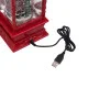 Фотография Декоративный LED-фонарь с эффектом снегопада и подсветкой Дед Мороз, теплое белое свечение NEON-NIGHT, артикул 501-062