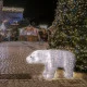 Фотография Акриловая светодиодная фигура Полярный медведь 112х58 см, 400 светодиодов, понижающий трансформатор в комплекте, артикул 513-124
