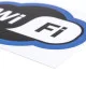 Фотография Табличка ПВХ «Зона Wi-Fi» 200х150 мм REXANT, артикул 56-0017-2