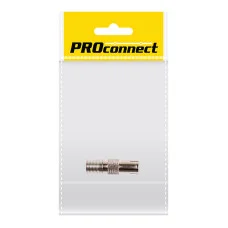Разъем антенный, штекер F обжимной, RG-6, 1 шт. PROconnect