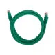 Фотография Патч-корд U/UTP, CAT 6, RJ45-RJ45, 26AWG, LSZH, зеленый, 2м REXANT, артикул 02-0296-2
