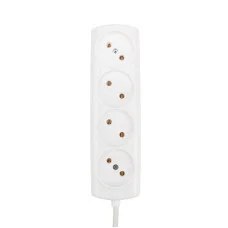 Удлинитель PROconnect OPTIMA 4 гнезда, 3 м, 2х0.75 мм², б/з, белый
