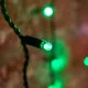 Фотография Гирлянда светодиодная Занавес 2х1,5м 360 LED ЗЕЛЕНЫЙ черный ПВХ IP65 постоянное свечение 230В соединяется NEON-NIGHT шнур в комплекте, артикул 235-124