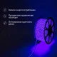 Фотография Лента светодиодная 220В, SMD2835, 4,8Вт/м, 60 LED/м, Синий, 10х7мм, 100м, с кабелем питания, IP67 NEON-NIGHT, артикул 142-603