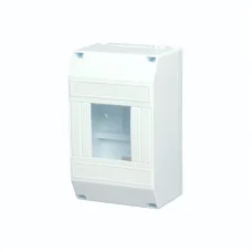 Бокс пластиковый КМПн 1/4 IP20 белый в инд. пакете REXANT