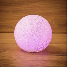 Фигура светодиодная Снежок RGB, 14 см