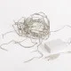 Фотография Гирлянда светодиодная Бахрома 3х0,8 м, 200 LED, цвет теплый белый, прозрачный ПВХ, артикул 255-066