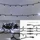 Фотография Гирлянда светодиодная Нить 20м 200 LED БЕЛЫЙ черный каучук IP67 постоянное свечение 230В соединяется NEON-NIGHT нужен шнур 315-000, артикул 315-155
