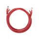 Фотография Патч-корд U/UTP, CAT 5e, RJ45-RJ45, 26AWG, LSZH, красный, 2м REXANT, артикул 02-0103-2