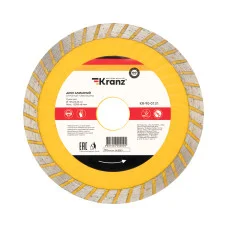 Диск алмазный отрезной Turbo волна 125x22,2x2x10мм KRANZ
