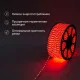 Фотография Лента светодиодная 220В, SMD2835, 4,8Вт/м, 60 LED/м, Красный, 10х7мм, 100м, с кабелем питания, IP67 NEON-NIGHT, артикул 142-601