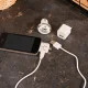 Фотография Комплект СЗУ, АЗУ, кабель miniUSB-USB, переходник microUSB 30 pin белый, артикул 18-1197