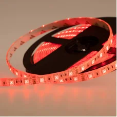 Лента светодиодная 12В, SMD5050, 14,4Вт/м, 60 LED/м, RGB, 10мм, 5м, IP65 LAMPER