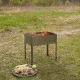 Фотография Мангал сборный походный, 350х250х350мм, в гофрированной картонной коробке СОКОЛ, артикул 62-0004