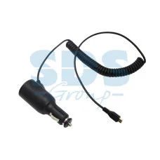 Автозарядка с индикатором microUSB (АЗУ) (5 V, 2000 mA) шнур спираль до 2 м REXANT