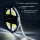 Фотография Лента светодиодная 12В, SMD2835, 9,6 Вт/м, 120 LED/м, 6500K, 8мм, 5м, IP20 LAMPER, артикул 141-395