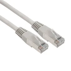 Шнур коммутационный, патч-корд F/UTP RJ45-RJ45, CAT 6, ZH нг(А)-HF, серый, 0,5м REXANT