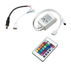 LED RGB контроллер инфракрасный (IR) 12 V/6 A инфракрасный (IR) LAMPER