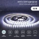 Фотография Лента светодиодная 12В, SMD5050, 14,4Вт/м, 60 LED/м, 6500К, 10мм, 3м, для БП с клеммами, IP65 LAMPER, артикул 141-2029