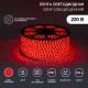 Фотография Лента светодиодная 220В, SMD2835, 4,8Вт/м, 60 LED/м, Красный, 10х7мм, 100м, с кабелем питания, IP67 NEON-NIGHT, артикул 142-601