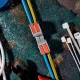 Фотография Клемма СМК 222-422R проходная разъемная 2 полюса серая 0,2-2,5/4мм² (50 шт/уп) REXANT, артикул 07-5262