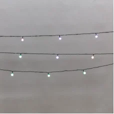 Гирлянда светодиодная Шарики 5м, 20LED, IP20, зеленый провод, свечение мульти (RG/RB), мигание, 230В NEON-NIGHT