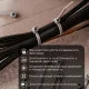 Фотография Стяжка кабельная нейлоновая 150x2,5мм, серая (100 шт/уп) REXANT, артикул 07-0150-3