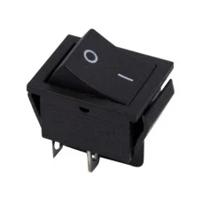 Выключатель клавишный 250V 15А (4с) ON-OFF черный (RWB-501, SC-767) REXANT