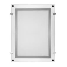 Световая панель бескаркасная тонкая Постер Crystalline LED подвесная двухсторонняя 210х297, видимая часть 190х277, габариты 281х368, 7 Вт REXANT
