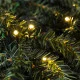 Фотография Еловый шлейф искусственный 2,7 м Теплое белое свечение 80 LED, диаметр 41 см, артикул 307-115