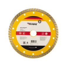 Диск алмазный отрезной Turbo 180x22,2x2,4x10мм KRANZ