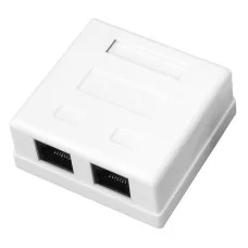 Розетка компьютерная внешняя 2-порта, UTP RJ-45 (8P8C), CAT 5e REXANT