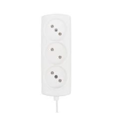 Удлинитель PROconnect STANDARD 3 гнезда, 1.5 м, 2х0.75 мм², б/з, белый