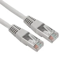 Шнур коммутационный, патч-корд F/UTP RJ45-RJ45, CAT 5e, ZH нг(А)-HF, серый, 1,5м REXANT