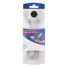Патч-корд U/UTP RJ45-RJ45, CAT 5e, PVC, серый, 0,5м REXANT