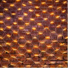 Гирлянда Сеть 2x3м, белый КАУЧУК, 432 LED ТЕПЛЫЙ БЕЛЫЙ (шнур питания в комплекте)