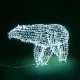 Фотография Фигура объемная Полярный медведь 210х110 см, 1500 LED, IP65, цвет свечения белый NEON-NIGHT, артикул 501-231