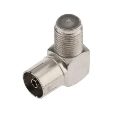 Переходник антенный, (гнездо F - гнездо TV), угловой, RG-6, 5 шт. PROconnect