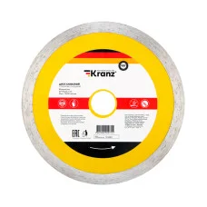 Диск алмазный отрезной сплошной 150x22,2x2x10мм KRANZ