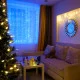Фотография Гирлянда Твинкл Лайт 15 м, темно-зеленый ПВХ, 120 LED, цвет синий, артикул 303-053