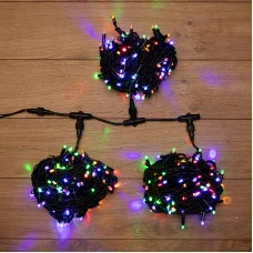 Гирлянда LED ClipLight 24V, 3 нити по 20 м, свечение с динамикой, цвет диодов Мульти