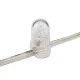 Фотография Гирлянда LED Клип-лайт 12 V, прозрачный ПВХ, 150 мм, цвет диодов Белый Flashing (Белый), артикул 325-165