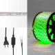Фотография Дюралайт LED, постоянное свечение (2W) - зеленый Эконом 24 LED/м, бухта 100м, артикул 121-124-4
