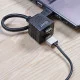 Фотография Переходник штекер HDMI - 2 гнезда HDMI с проводом, черный REXANT, артикул 17-6832