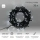 Фотография Гирлянда светодиодная Нить 20м 200 LED БЕЛЫЙ черный каучук IP67 постоянное свечение 230В соединяется NEON-NIGHT нужен шнур 315-000, артикул 315-155