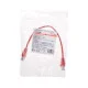 Фотография Патч-корд U/UTP, CAT 5e, RJ45-RJ45, 26AWG, LSZH, красный, 0,3м REXANT, артикул 02-0103-03