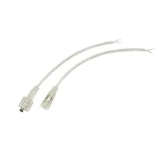 Соединительный кабель (2pin) герметичный (IP67) 2х0.35мм²  прозрачный  REXANT