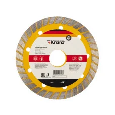 Диск алмазный отрезной Turbo 115x22,2x2,4x10мм KRANZ